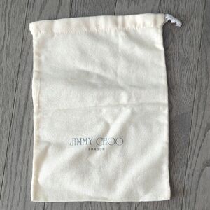 Jimmy Choo Ivory Super Soft Storage Dust Bag - New